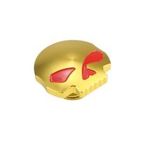 Motorcycle Accessory Modification Skull Fuel Tank Cap For Harley XL883 XL1200 Dyna Fat Boy Breakout 19010640 yellow