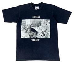 Vintage Nirvana “BLEACH” Sub Pop Album Promo Tee S gray
