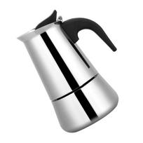 Portable Stainless Steel Coffee Pot Moka Espresso Maker Mocha Pot Type 1