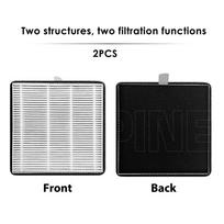 For Creality K2 Plus Air Filter Upgrade Hepa +Activated Carbon K2 K2 Pro Upgrade Hepa Filter Replacement 3d Printer Accessories