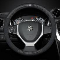 Katės vairo apdangalas Suzuki Ignis Jimny SX4 S-Cross Swift Grand-Vitara Aito Baleno Celerio Ciaz Equator Ertiga Samura black