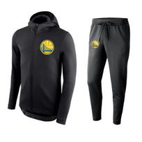 Vyriškas NBA krepšinio treniruočių komplektas su gobtuvu ir kelnėmis Lauko sportinė apranga Ruduo M blue