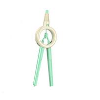 Digital Radius Display Digital Display Compass Press Compass  Ruler  Primary School Exams žalia