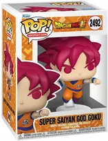 FUNKO POP! Vinilinė figūrėlė: Dragon Ball Super - Super Saiyan God Goku, ~9 cm