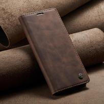 Patogus odinis piniginės dėklas, skirtas Samsung Galaxy S23 Ultra S22 Plus S21 Fe A54 A14 A34 5g A53 A13 A33 A73 A52s A52 Coque for Galaxy S21 FE kava