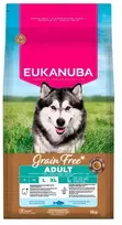 Sausas šunų maistas - Eukanuba Adult Large Ocean žuvis begrūdis, 3kg