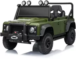 Vaikiškas elektromobilis HATIS “Land Rover Defender 110 SVX ”, žalias