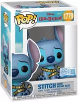 FUNKO POP! Vinilinė figūrėlė: Disney: Lilo & Stitch - Stitch with Movie Reel, 9.7 cm