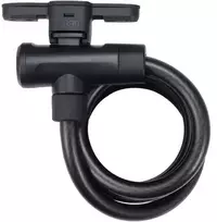 Dviračio užraktas BBB KeyGuard Cable 12/180 su laikikliu, vieno dydžio