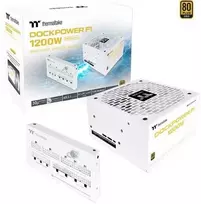 Thermaltake Maitinimo šaltinis - Dockpower FI 1200W auksinis modulinis ATX3.1 Gen5 Snow