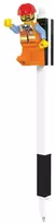 LEGO juodas gel pen with minifigure
