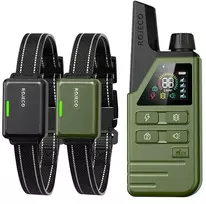 Šunų Dresavimo Antkaklis - Rojeco DOG800 2 Vnt. Žalias