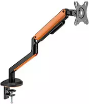Powerton ERGO VISTA Reguliuojamas monitoriaus laikiklis, juodas, 2-9KG, spaustukas, 17"-32", 75x75/100x100