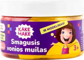 Vonios modelinas - muilas KAKĖ MAKĖ, 300g, geltonas - raudonas