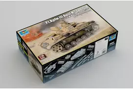 Surenkamas tanko modelis Pz.Kpfw.III Ausf.N Tunisas 1/16 Trumpeter 00957