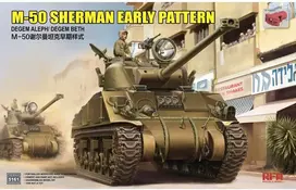 M-50 Sherman tanko modelis Degem Aleph / Beth 1/35 Rye Field Model RFM-5161