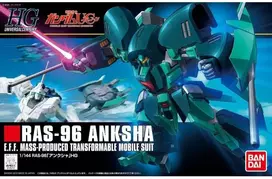 Bandai Gunpla modelis HGUC Anksha RAS-96 Gundam Unicorn 1/144 55743