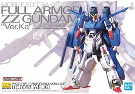 Bandai Gunpla modelis MG Full Armor ZZ Gundam Ver.Ka 1/100 72026