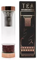 Ancient Wisdom Stiklinė arbatos gertuvė su sieteliu ir raudonuoju jaspiu, 500 ml