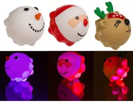 Dėlionė Hobilt Šviečiantis LED antistresinis kamuoliukas vaikams, 6 cm