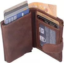 Kortelių dėklas AVANCO 486-48-08 RFID - Rudas