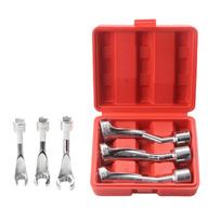 Professional L Shaped Socket Wrench Hex Key Tool For Diesel Fuel Injector Lines And Oxygen Sensor Maintenance raudona