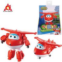Super Wings 5 coliai Transformuojamas Jett Dizzy Donnie Deformuojamas Lėktuvas Robotas Veiksmo Figūrėlės Transformacija Animacija Vaikų Žaislai