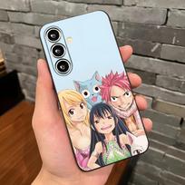 ANIME FAIRY TAIL Telefono dėklas Samsung A25 A13 A33 5G A54 A36 A35 A56 A52 A14 Atsparus smūgiams Minkštas dėklas Samsung A26