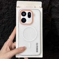 For OPPO Find X9 Pro Case Hard PC Frosted Magnetic Anti Fingerprint Transparent Anti Fall Protect Cover For OPPO Find X9 Shell OPPO Find X9 balta