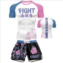 Mens Quick-Dry MMA Training Set Sportswear Workout Gym Fighting Practice XXXL