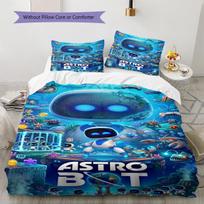 ASTRO BOT Raštas Patalynė, Antklodžių Komplektas Antklodės Užvalkalas Pagalvės Užvalkalas Namų Gimtadienio Dovana (1 * antklodės užvalkalas + 2 * pagalvės užvalkalai, be šerdies) 140x200cm