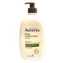Aveeno Daily Moisturizing Body Lotion Unscented 1L 1 pcs beige