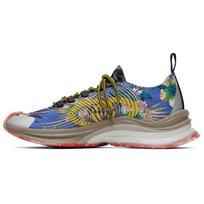Gucci Run Sneaker 'Marble Floral' (Unisex) Blue / Yellow / White Casual Shoes 698561 UZI10 8470 41.5 gray