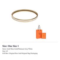 HERMES Bangles Women's H246427F CA One Size 1 auksas
