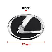 65mm 77mm Vairo rato emblemos dangtelio lipdukas Automobilio ženkliukas Lexus ES240 ES250 ES350 IS250 IS300 RX270 GS NX300 RX300 RX350 RX400 white