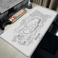 Formula  Racing Circuit Big Mousepad Gamer Keyboard Office Computer Accessories Nonslip Rubber Base Mouse Pad Washable Deskmat 30x80x0.2cm