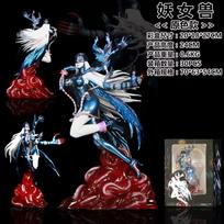 In Stock Digimon Lady Devimon Gk Resin Statue Anime Collectible Model Figure Desktop Decoration Birthday Gift white