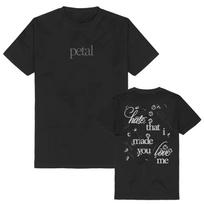 Ariana Grande Petal Album Design T-shirt Hate That I Made You Love Me Tee Summer Short Sleeve Men Women Tshirts Graphic Merch M gray