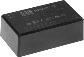 MEAN WELL MPM-90-24 Maitinimo šaltinis ir įtampos keitiklis vidaus patalpoms 90 W juodas (MPM-90-24)