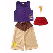 Aladdin Halloween Cosplay Costume Suit Set For Kids Perfect For Parties And Comic Con XL beige