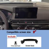 9 inch For Honda Civic MK11 FE FL 2022 2023 2024 2025 Support Magsafe Car Phone Holder Magnetic Screen Mobile Holder Accessories black