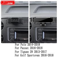 Car Phone Holder For Volkswagen VW Tiguan 5N Passat Polo V 6C Golf Sportsvan 2013-2018 Car Interior Modification  Accessories juoda