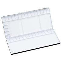 Holbein Aluminum Watercolor Palette No. 200, 35 Wells, 210145 white