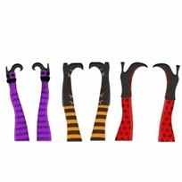6pcs Pumpkin Bat Witch Legs Decoration Skull Halloween Decor Props  Garden Lawn 6pcs StyleC