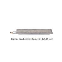 BBQ Grill Infrared Burner Sear Unit for Gas Heater 41x8cm gray