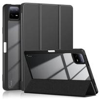 Skirtas Xiaomi Mi Pad 6 Pro 11 colių 2023 m. dėklui su pieštuko laikikliu, skaidriu užpakaliniu apvalkalu, skirtu Xiaomi Pad 5 Pro Redmi Pad SE dangteliu redmi pad 10.6 inch juoda