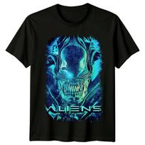 Ateiviai (1986 m) Filmo plakato įkvėpti marškinėliai Retro Klasikiniai marškinėliai Unisex M blue