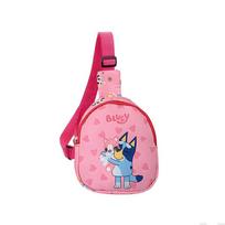 Bluey Bingo Anime Backpack Cute Cartoon Kindergarten A Shoulder Bag Messenger Bag Children Birthday Christmas Gift pink