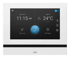 2N Indoor View Wi-Fi 7 colių jutiklinis vidaus monitorius, baltas