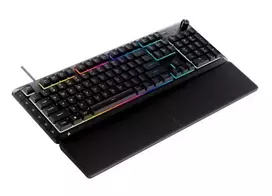 CORSAIR SKIFF 100 PLUS laidinė žaidimų klaviatūra su 10 zonų RGB apšvietimu, juoda